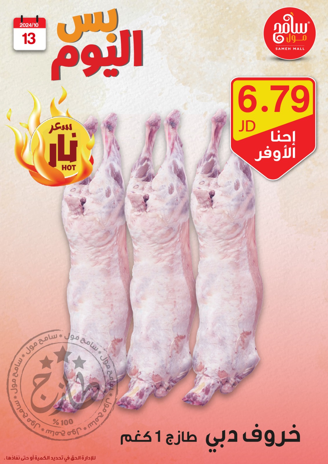 عروض سامح مول الأردن من 13 حتى 14 أكتوبر 2024 عروض قوية