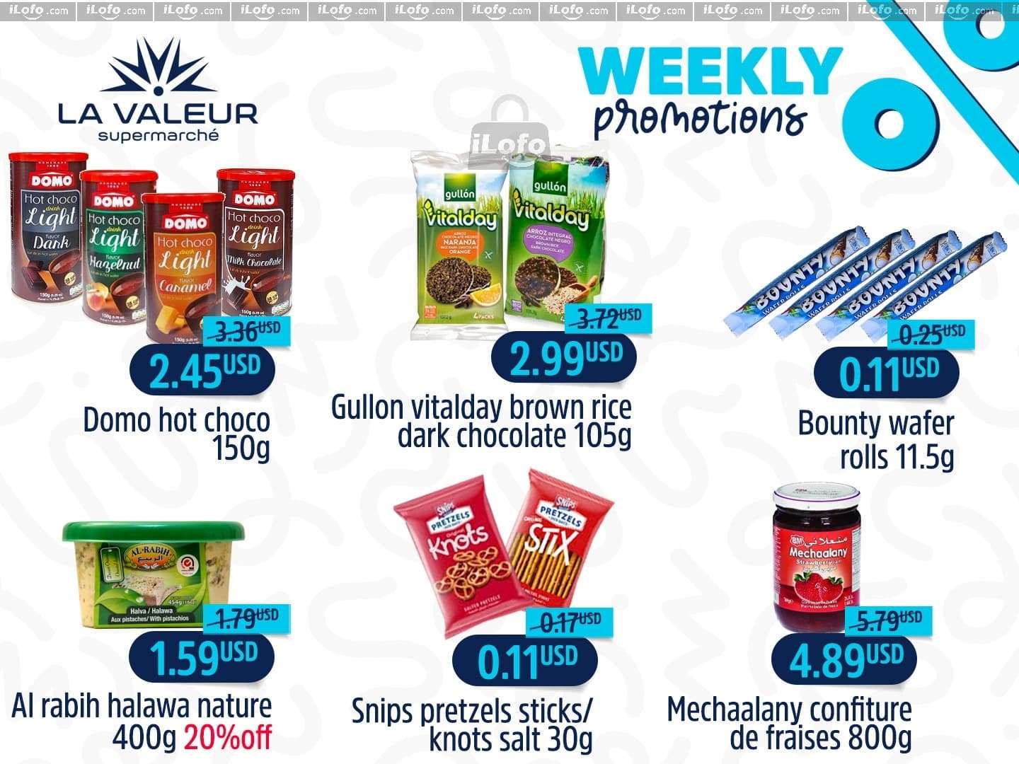 عروض La Valeur لبنان من 15 حتى 18 نوفمبر 2024 عروض نهاية الأسبوع