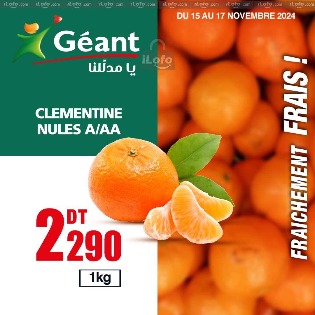 Ofertas de Geant Túnez de 15 a 17 noviembre 2024 Ofertas frescas - Geant - Túnez - 15 noviembre 2024 – 17 noviembre 2024 - Página 5