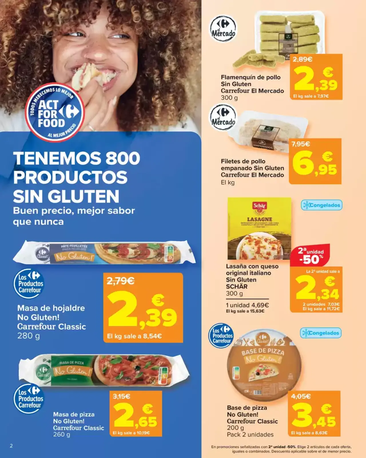 Página 2 en Offres sans gluten en Carrefour España