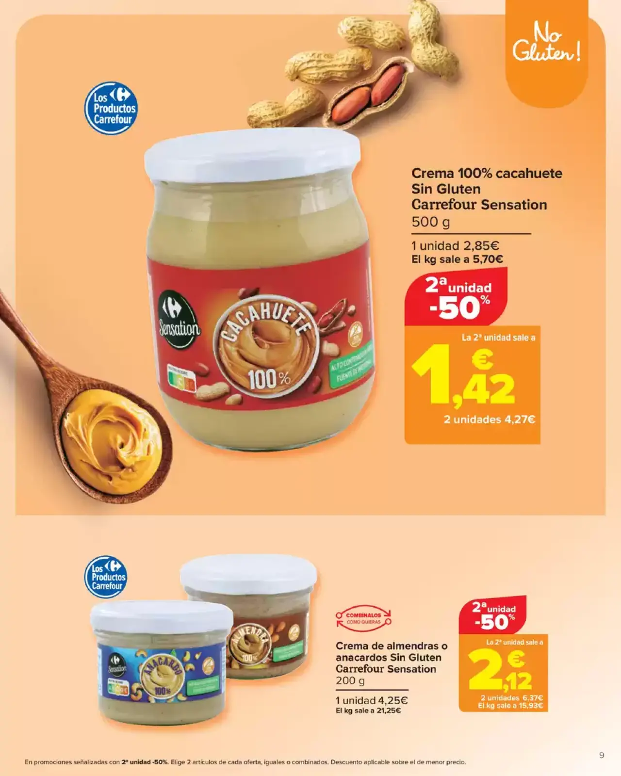 Página 9 en Offres sans gluten en Carrefour España