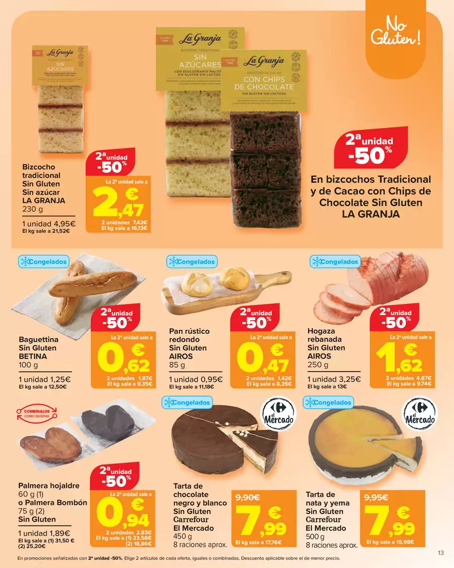 Ofertas de Carrefour España de 13 a 25 noviembre 2024 Offres sans gluten