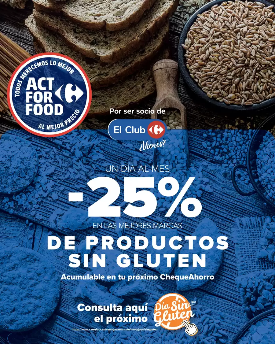 Ofertas de Carrefour España de 13 a 25 noviembre 2024 Offres sans gluten