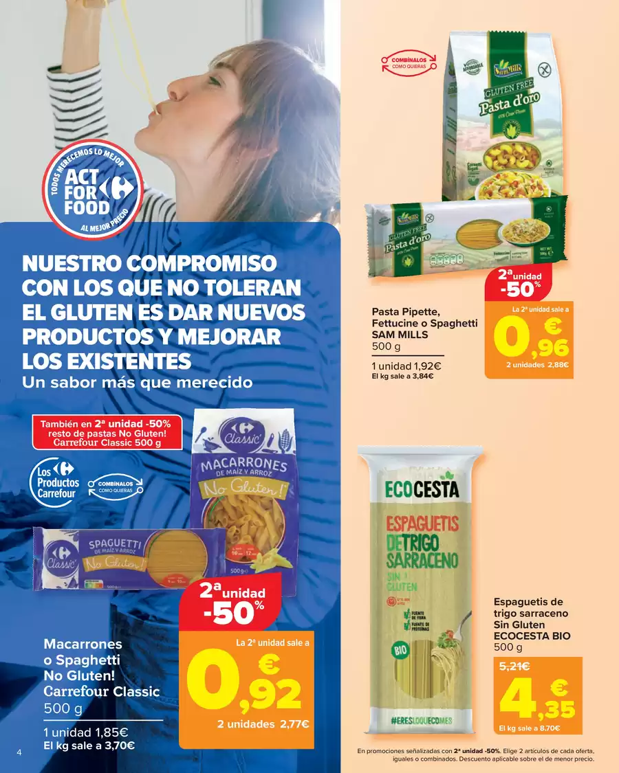 Ofertas de Carrefour España de 13 a 25 noviembre 2024 Offres sans gluten