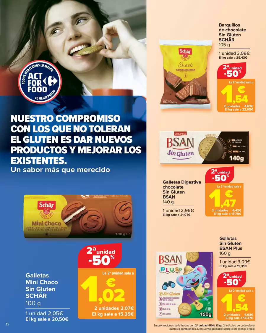 Ofertas de Carrefour España de 13 a 25 noviembre 2024 Offres sans gluten