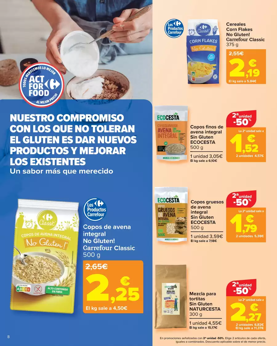Ofertas de Carrefour España de 13 a 25 noviembre 2024 Offres sans gluten
