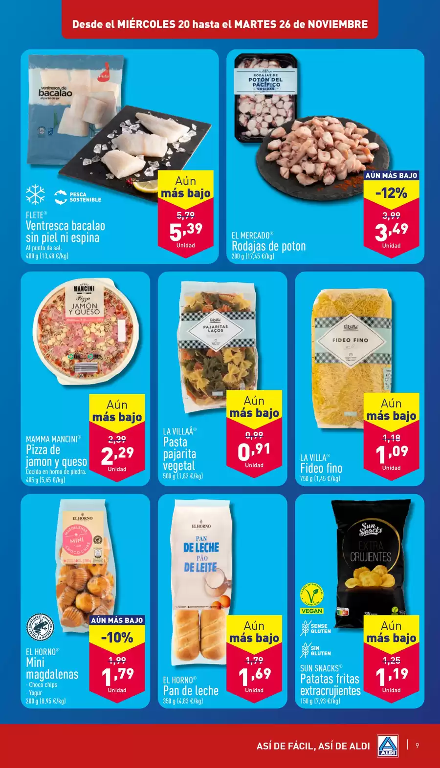 Ofertas de ALDI España de 20 a 26 noviembre 2024 Así de fácil, así de Aldi