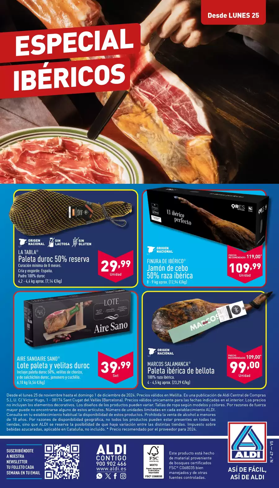 Ofertas de ALDI España de 20 a 26 noviembre 2024 Así de fácil, así de Aldi