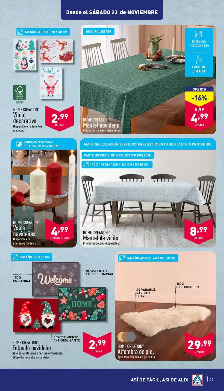 Página 25 en Así de fácil, así de Aldi en ALDI España