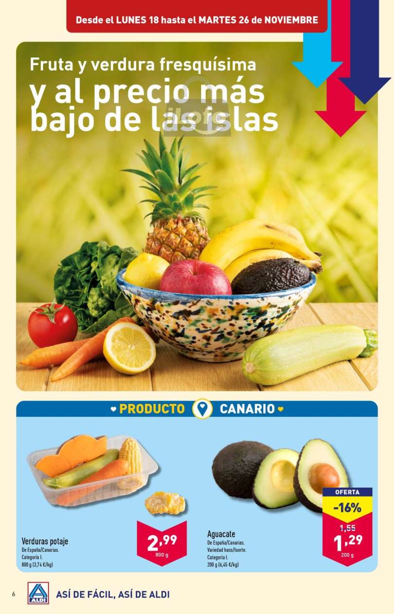 Ofertas de ALDI España de 18 a 26 noviembre 2024 Nuevas ofertas
