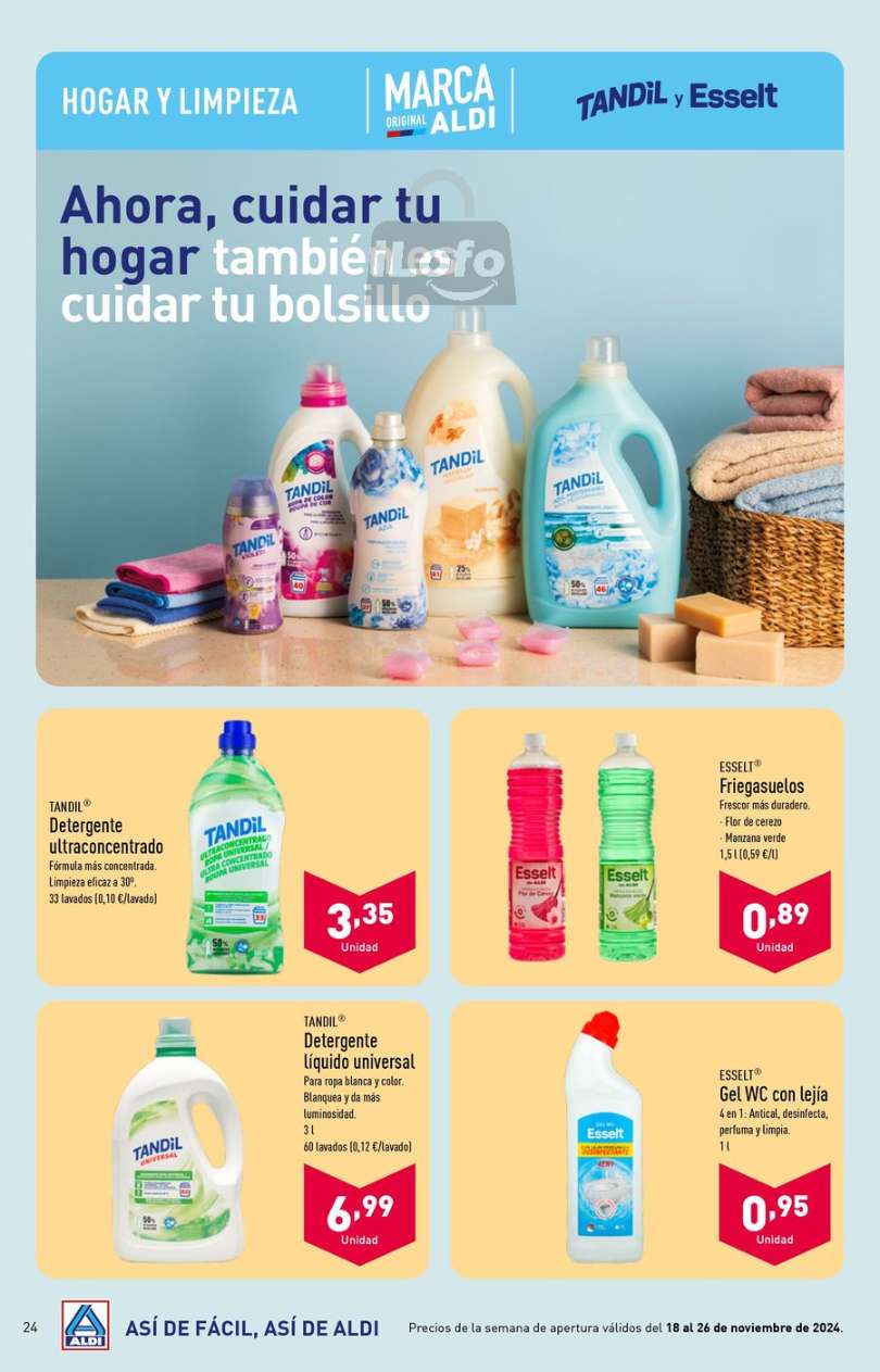 Ofertas de ALDI España de 18 a 26 noviembre 2024 Nuevas ofertas