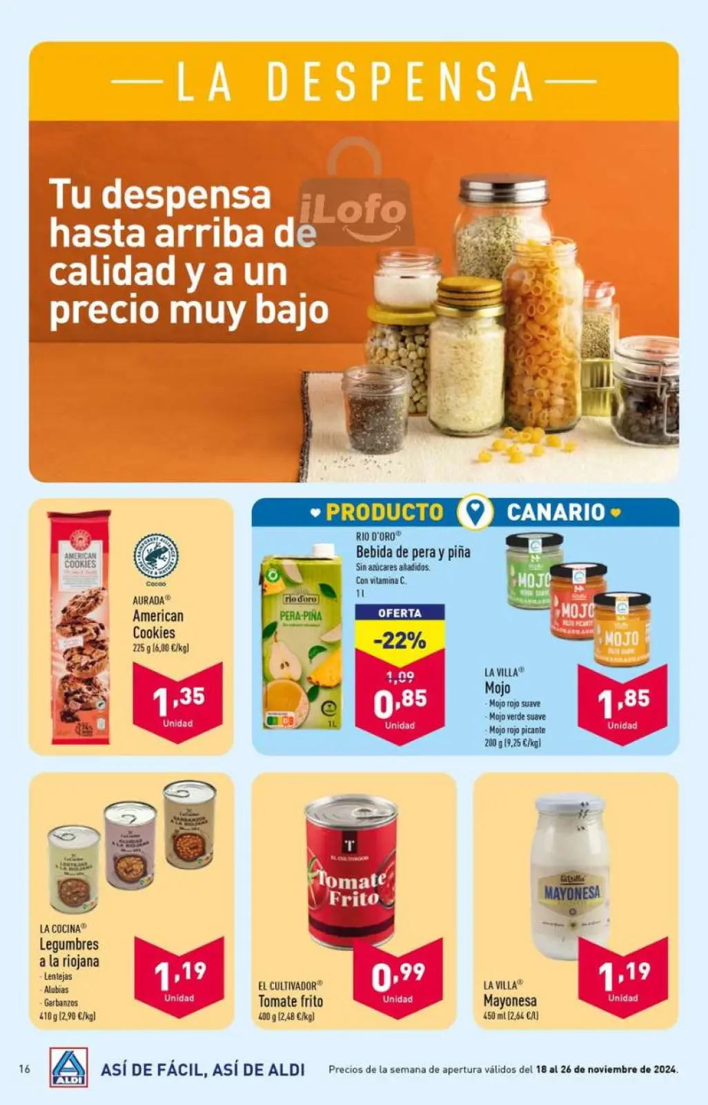 Página 16 en Nuevas ofertas en ALDI España