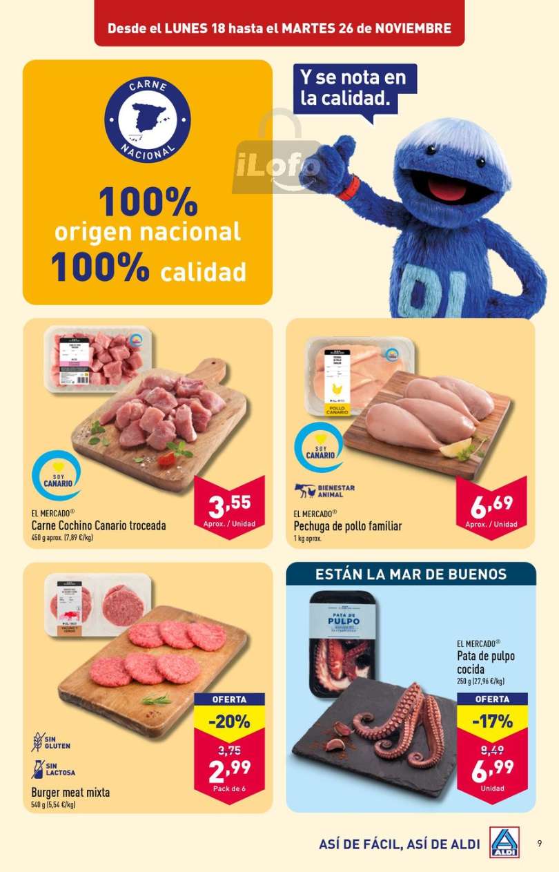 Ofertas de ALDI España de 18 a 26 noviembre 2024 Nuevas ofertas