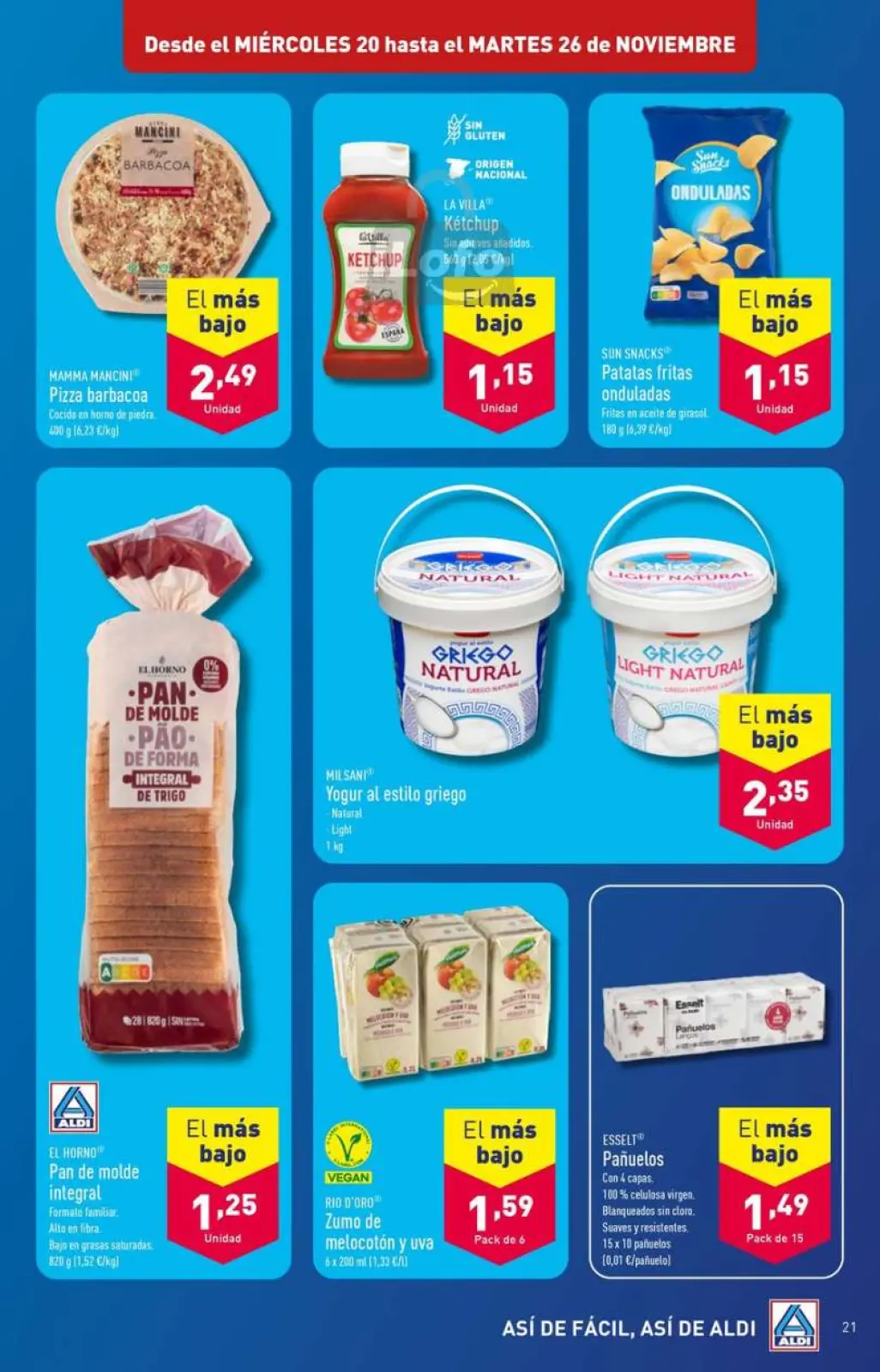 Página 21 en Nuevas ofertas en ALDI España