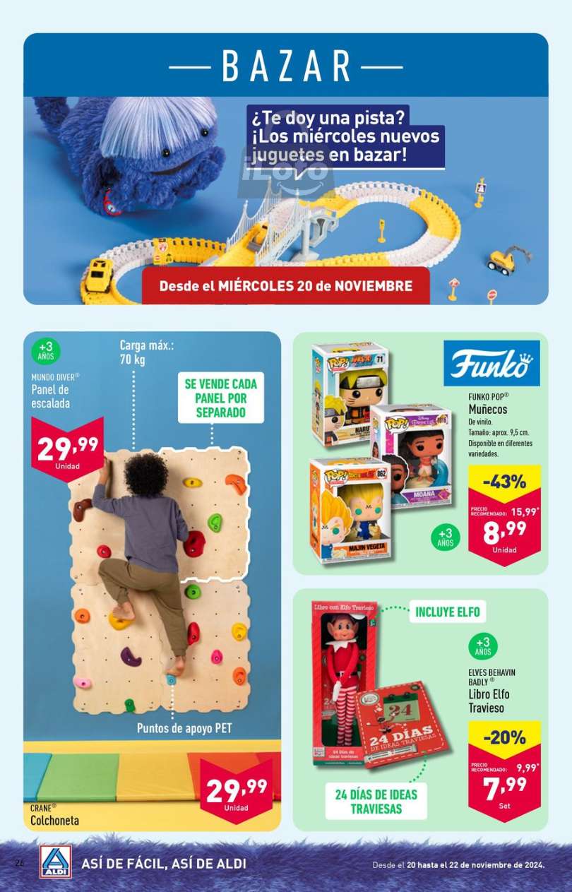 Ofertas de ALDI España de 18 a 26 noviembre 2024 Nuevas ofertas