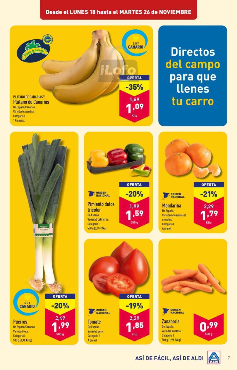 Ofertas de ALDI España de 18 a 26 noviembre 2024 Nuevas ofertas