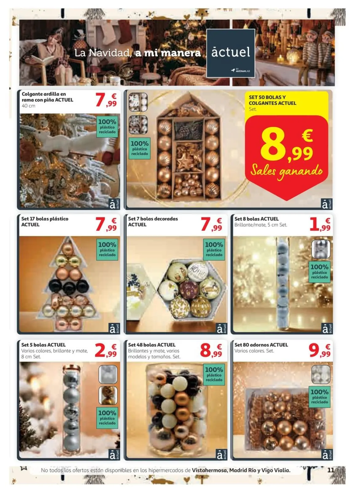 Página 11 en ofertas de navidad en Alcampo España