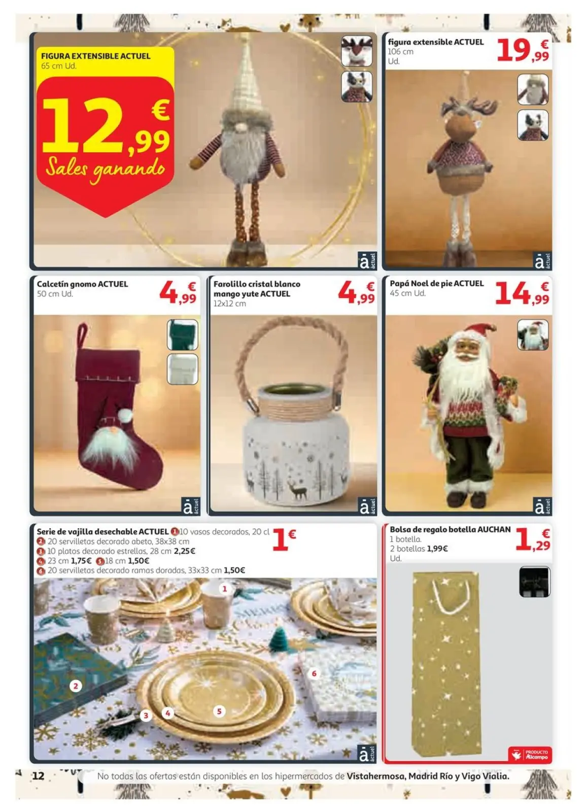 Página 12 en ofertas de navidad en Alcampo España