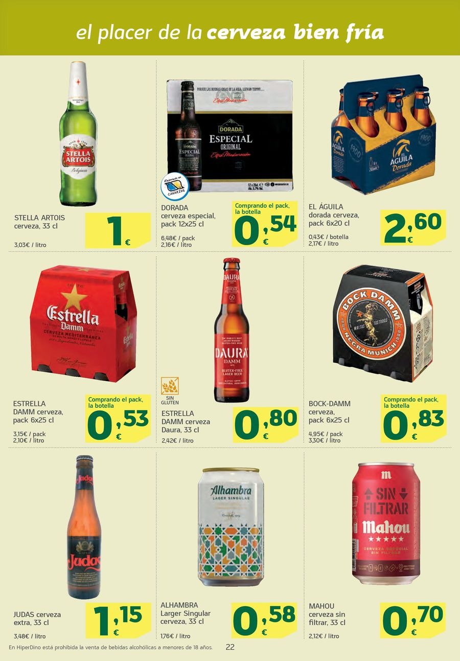 Ofertas de HiperDino España de 12 a 25 noviembre 2024 Nuevas ofertas