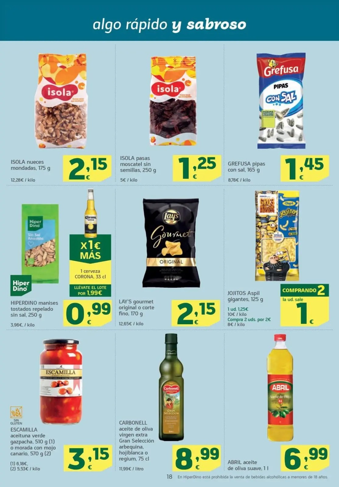 Página 18 en Nuevas ofertas en HiperDino España