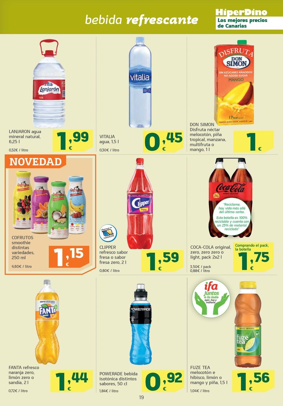 Ofertas de HiperDino España de 12 a 25 noviembre 2024 Nuevas ofertas