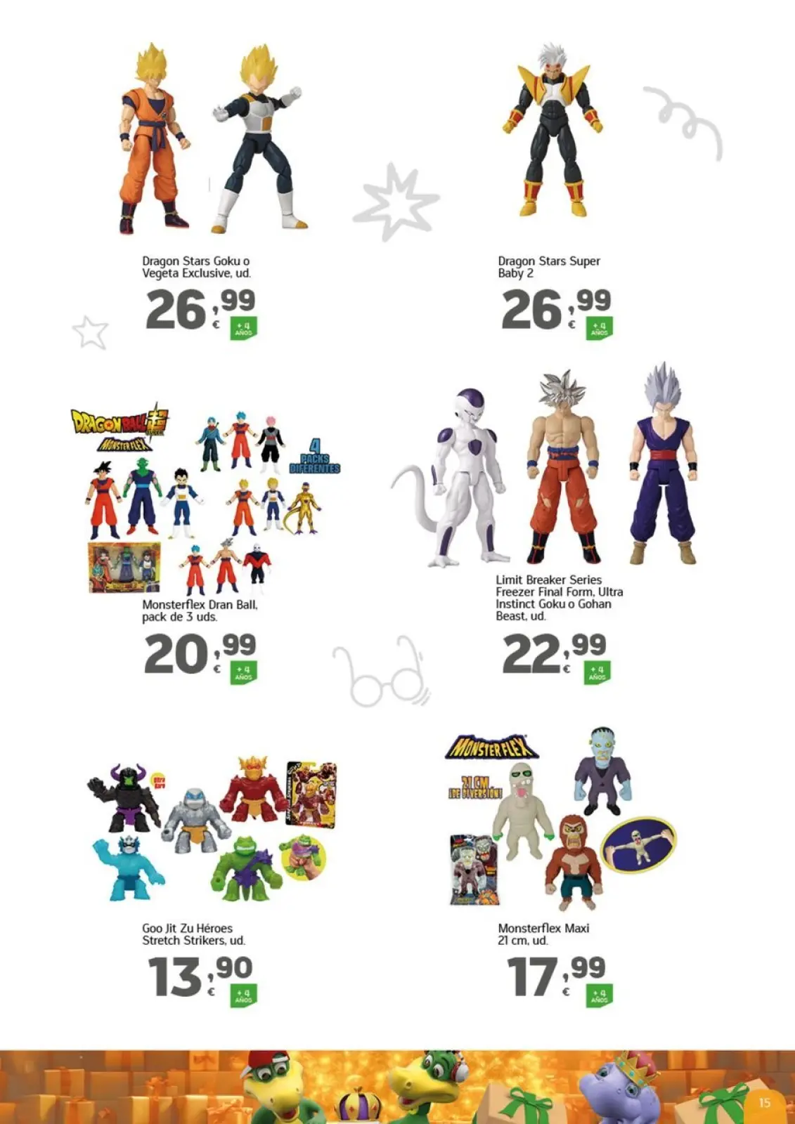 صفحة 15 ضمن كتيب الألعاب في هايبر دينو إسبانيا