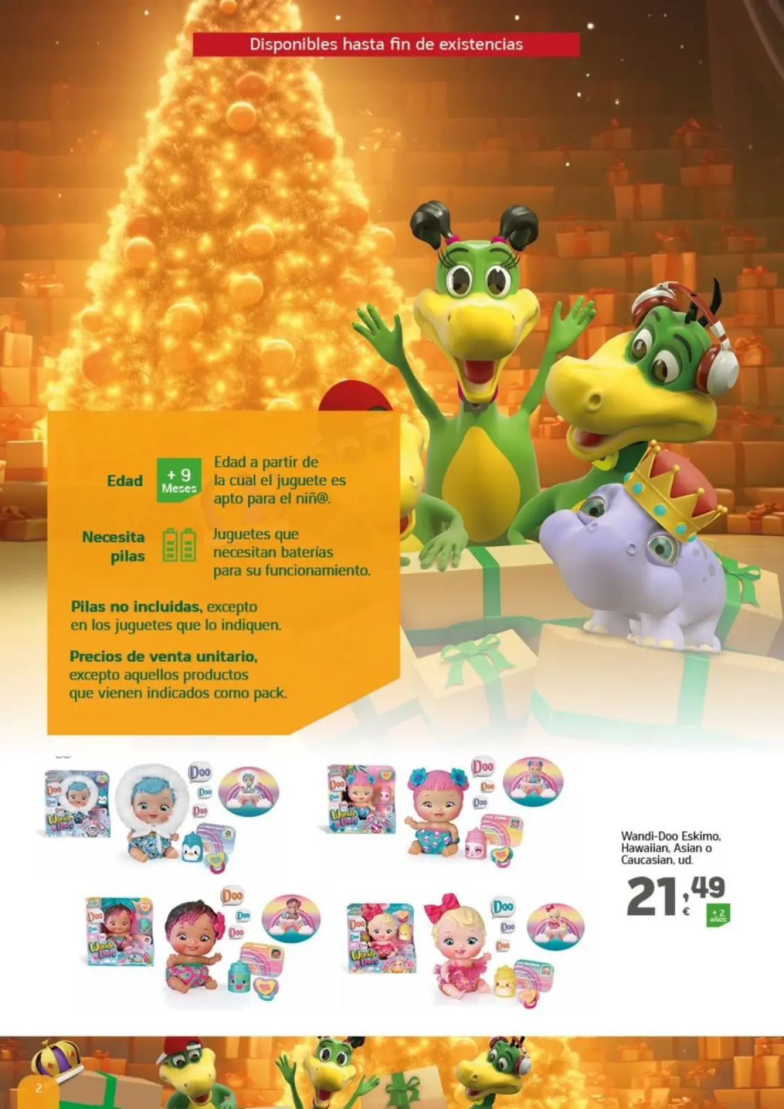 صفحة 2 ضمن كتيب الألعاب في هايبر دينو إسبانيا