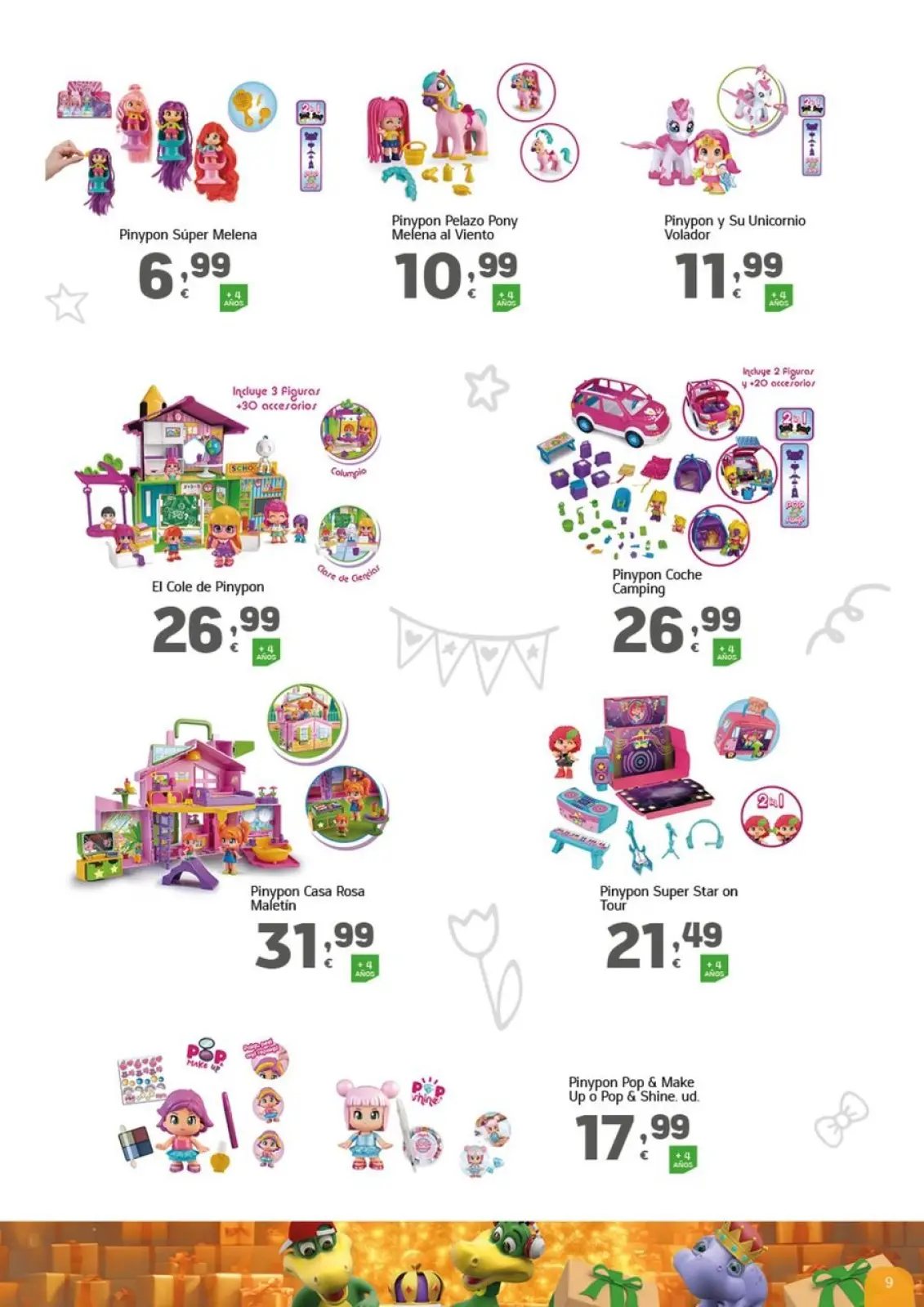 صفحة 9 ضمن كتيب الألعاب في هايبر دينو إسبانيا