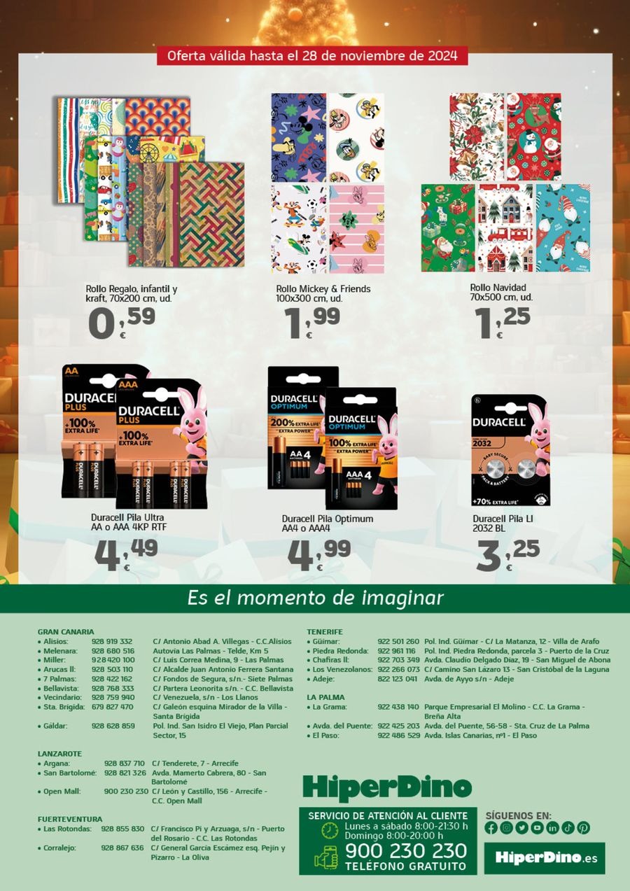 Ofertas de HiperDino España de 8 a 28 noviembre 2024 Folleto de juguetes