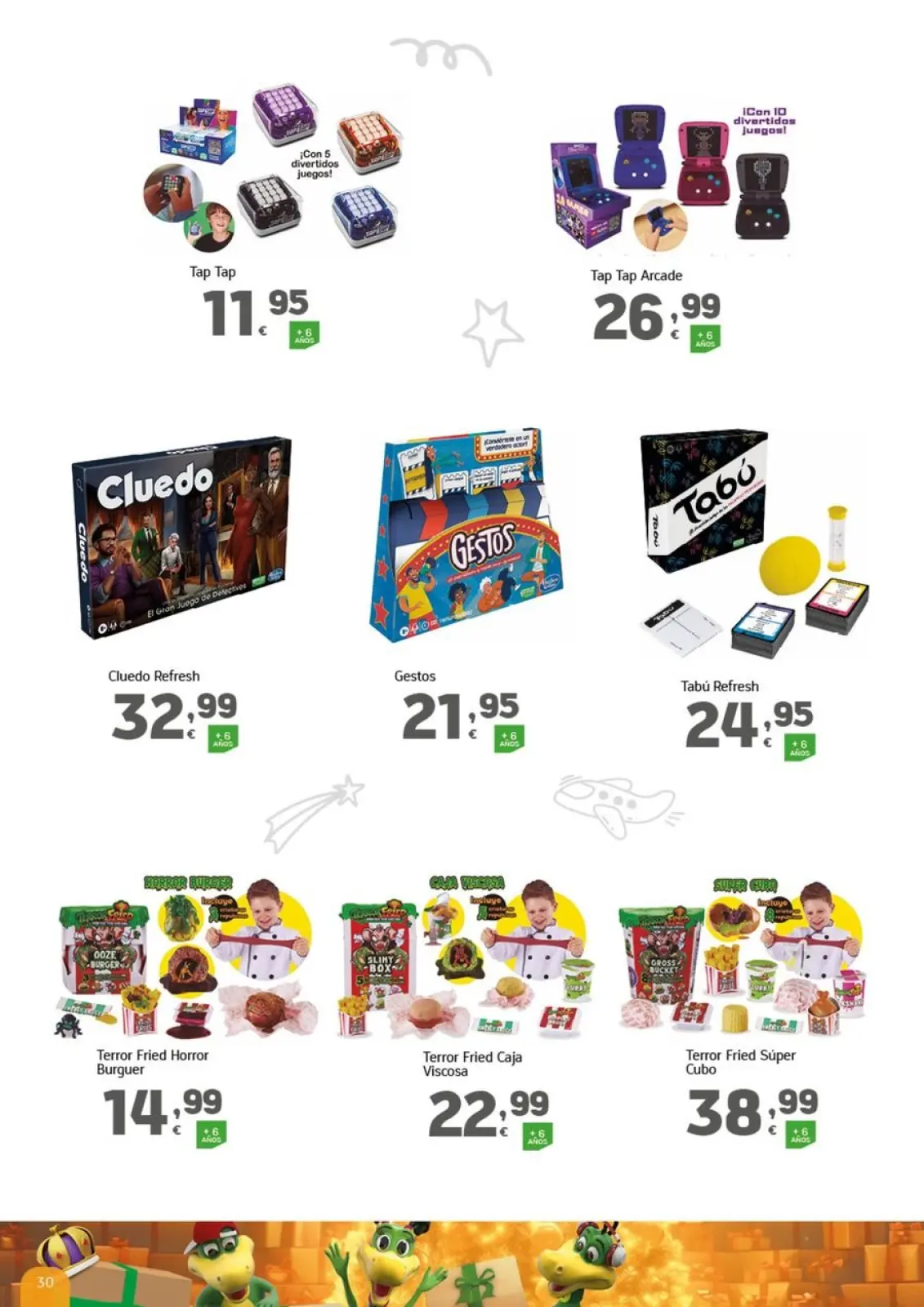 صفحة 30 ضمن كتيب الألعاب في هايبر دينو إسبانيا