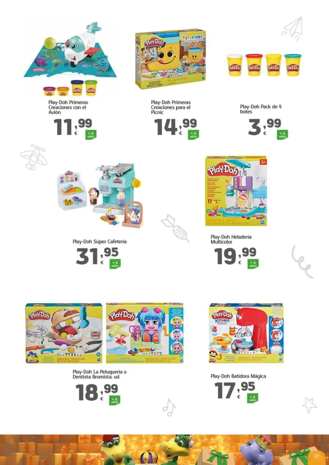 صفحة 21 ضمن كتيب الألعاب في هايبر دينو إسبانيا