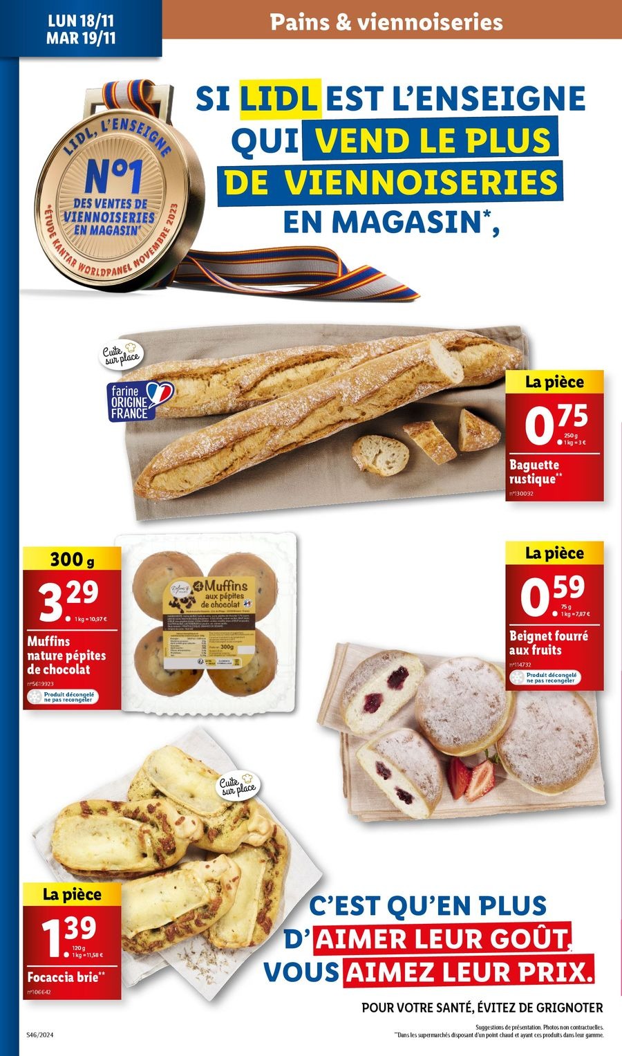 Offres Lidl France de 13 à 19 novembre 2024 Offres fêtes de fin d'année