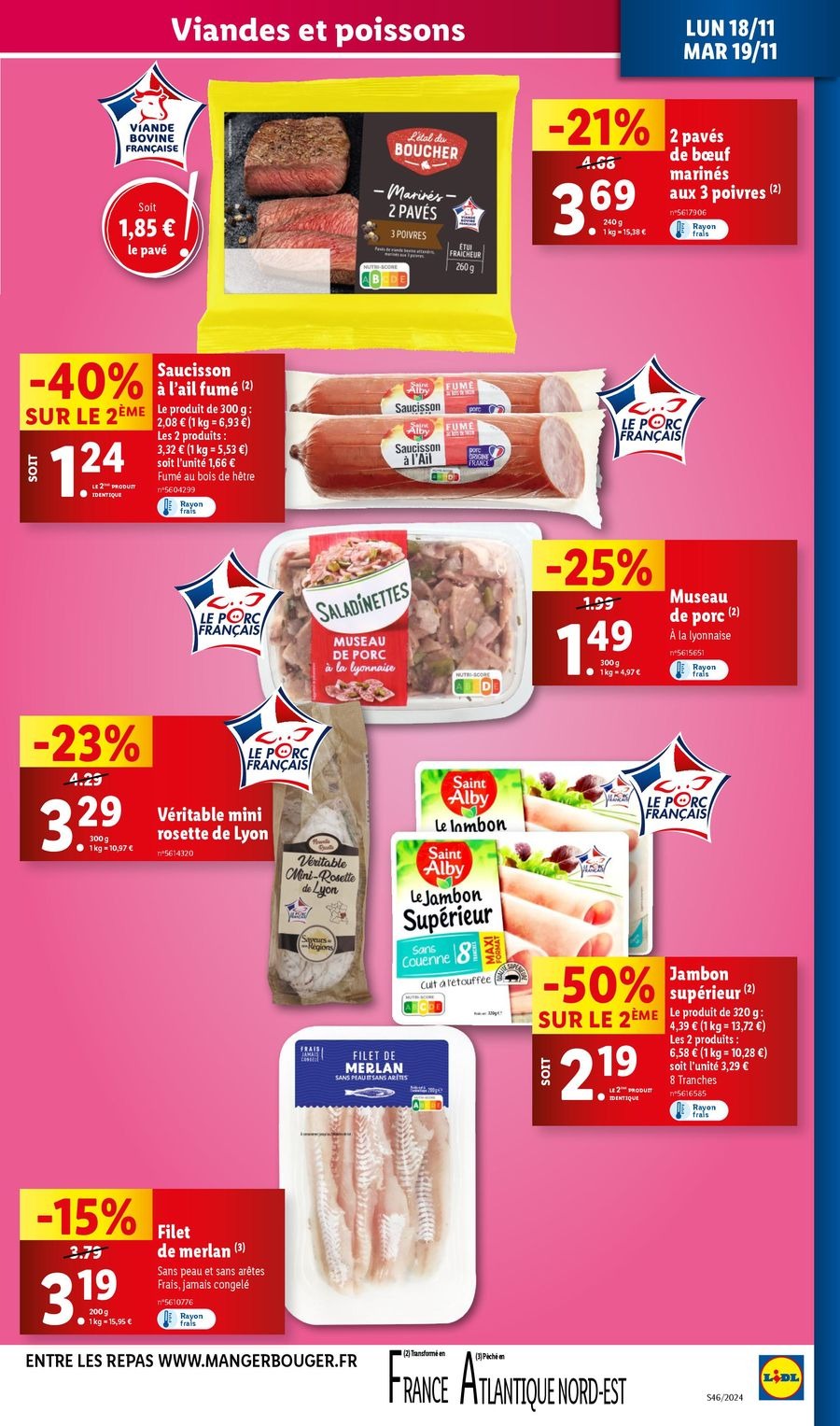 Offres Lidl France de 13 à 19 novembre 2024 Offres fêtes de fin d'année