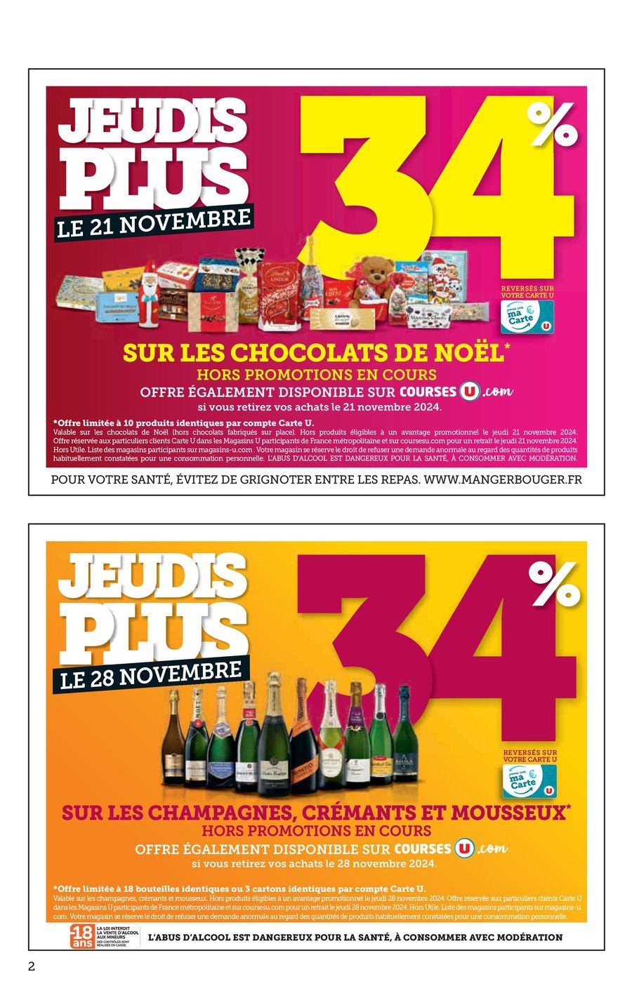 Offres U Express France de 13 à 24 novembre 2024 Promotions spéciales