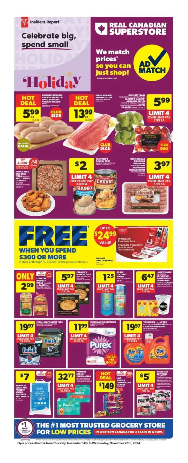 Real Canadian Superstore Canada Offers from 14 to 20 November 2024 Top deals and discounts - Page 2