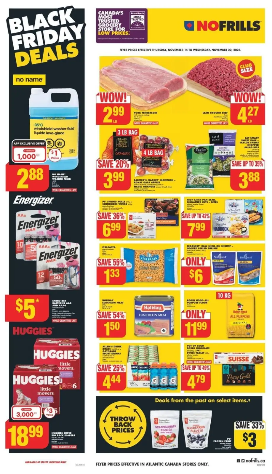 No Frills Canada Offers from 14 to 20 November 2024 Black Friday Deals - Page 1