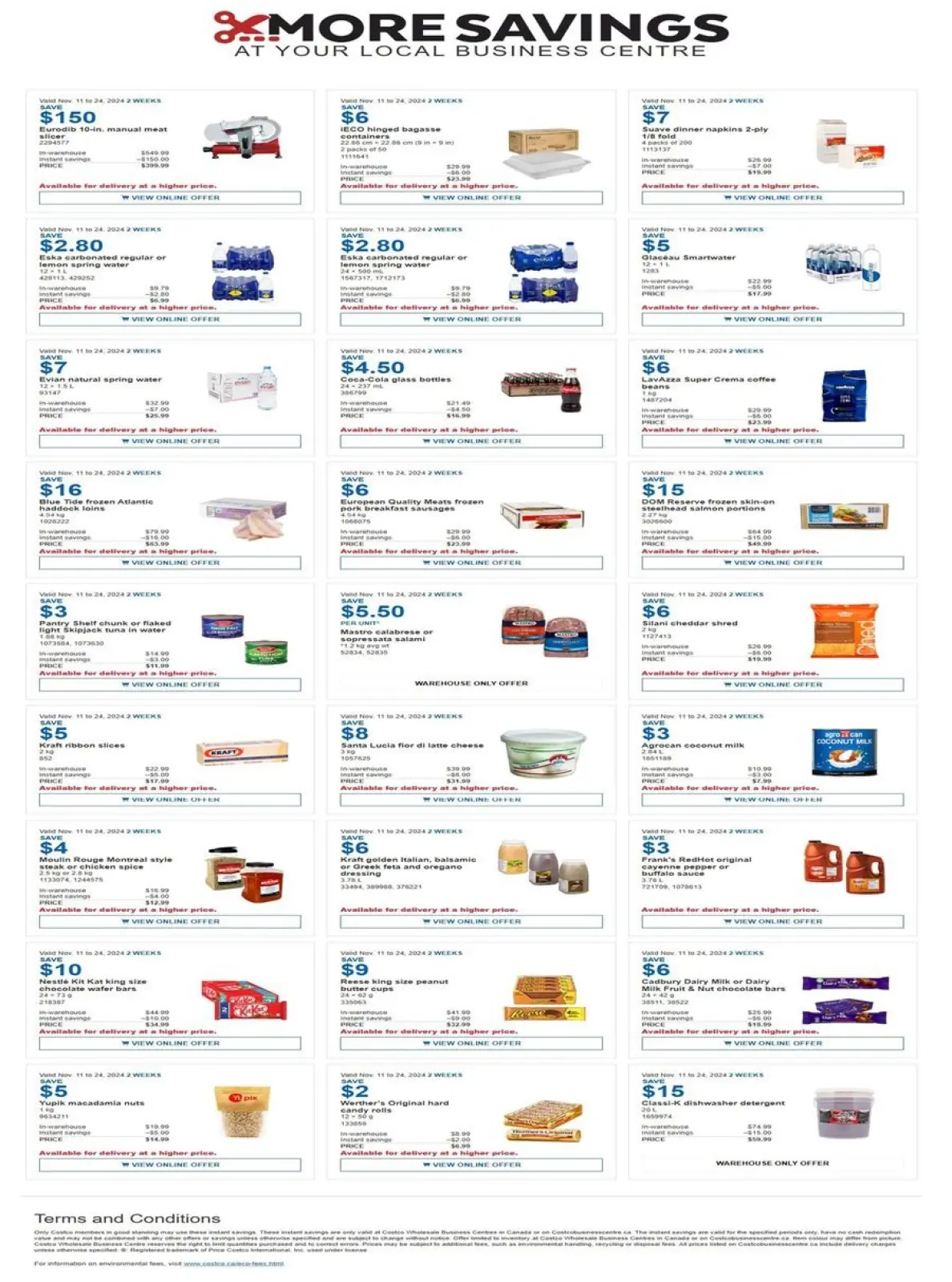 Costco Canada Offers from 11 to 24 November 2024 New Offers - Page 1