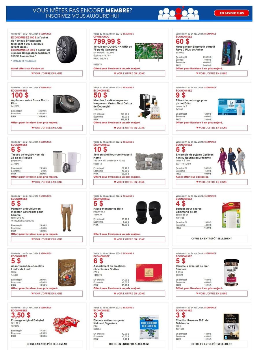 Costco Canada Offers from 11 to 24 November 2024 New Offers