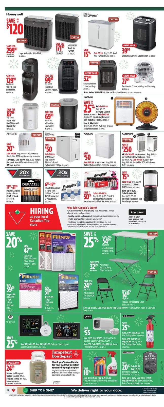 Canadian Tire Canada Offers from 14 to 20 November 2024 Exclusive bargains - Page 12