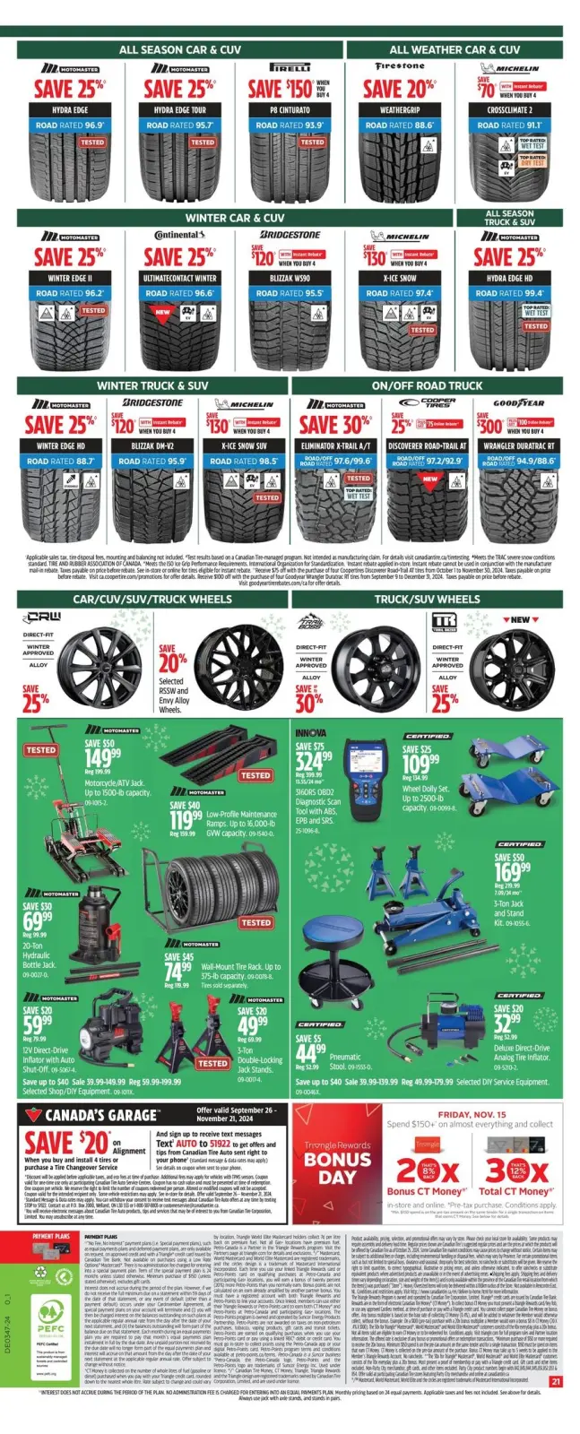 Page 21 in Exclusive bargains at Canadian Tire Canada