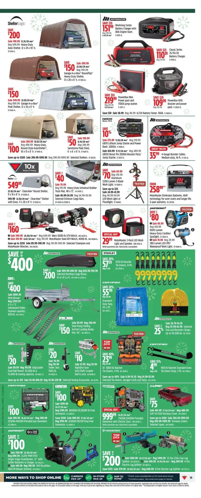 Page 19 in Exclusive bargains at Canadian Tire Canada