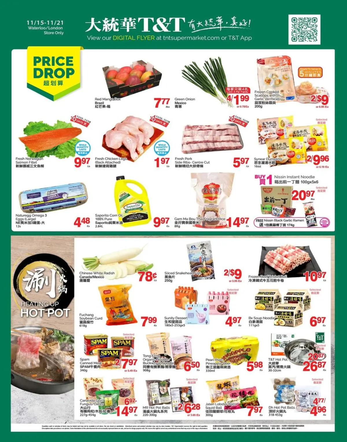 T&T Supermarket Canada Offers from 15 to 21 November 2024 New Offers - Page 1