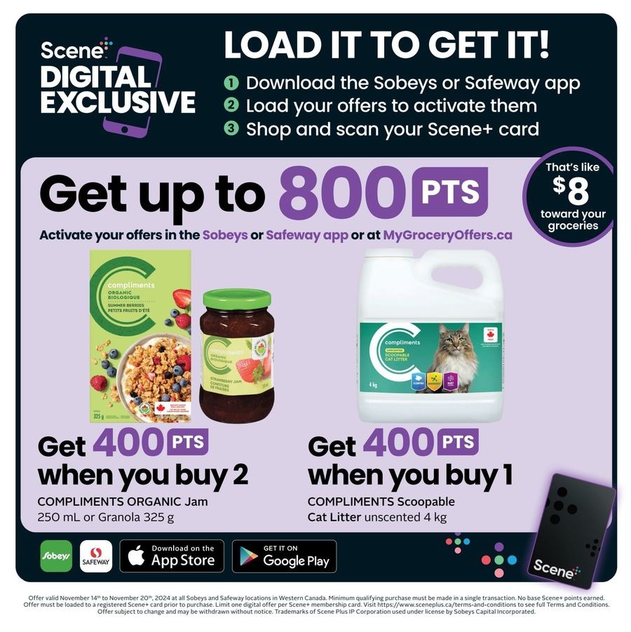 Sobeys supermarket Canada Offers from 14 to 20 November 2024 Weekly offers