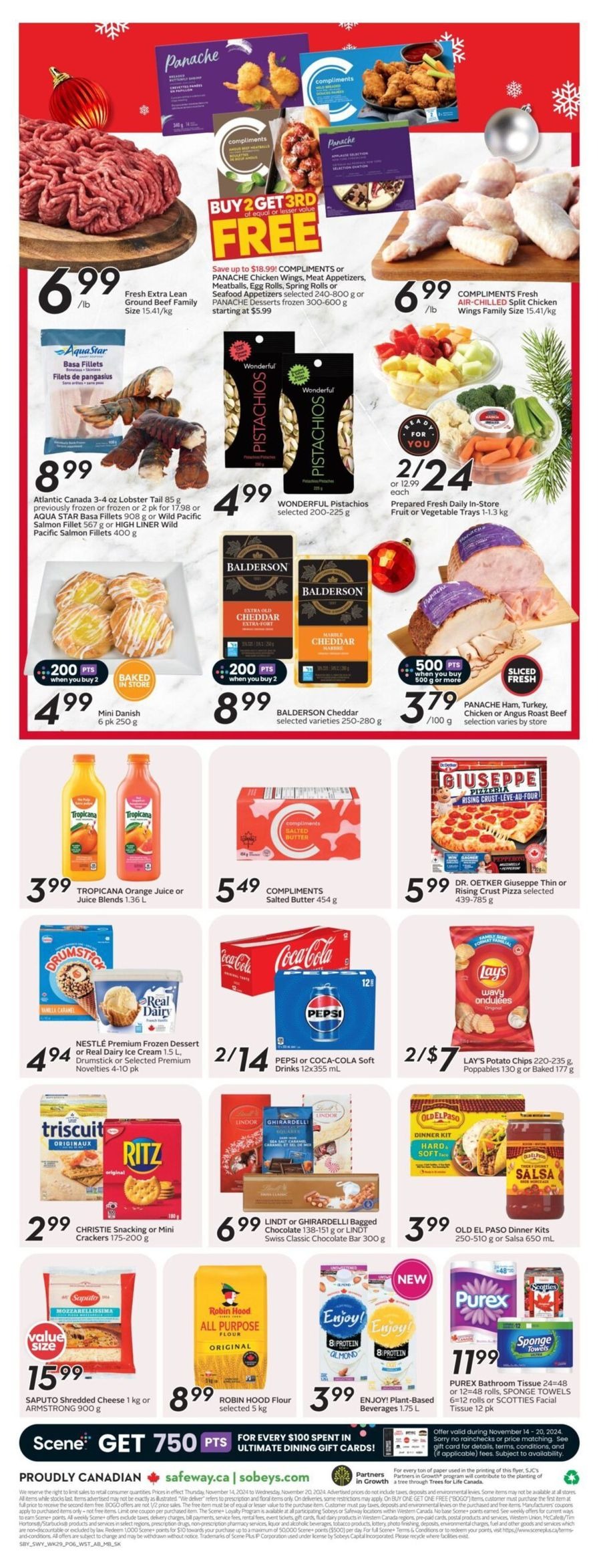 Sobeys supermarket Canada Offers from 14 to 20 November 2024 Weekly offers
