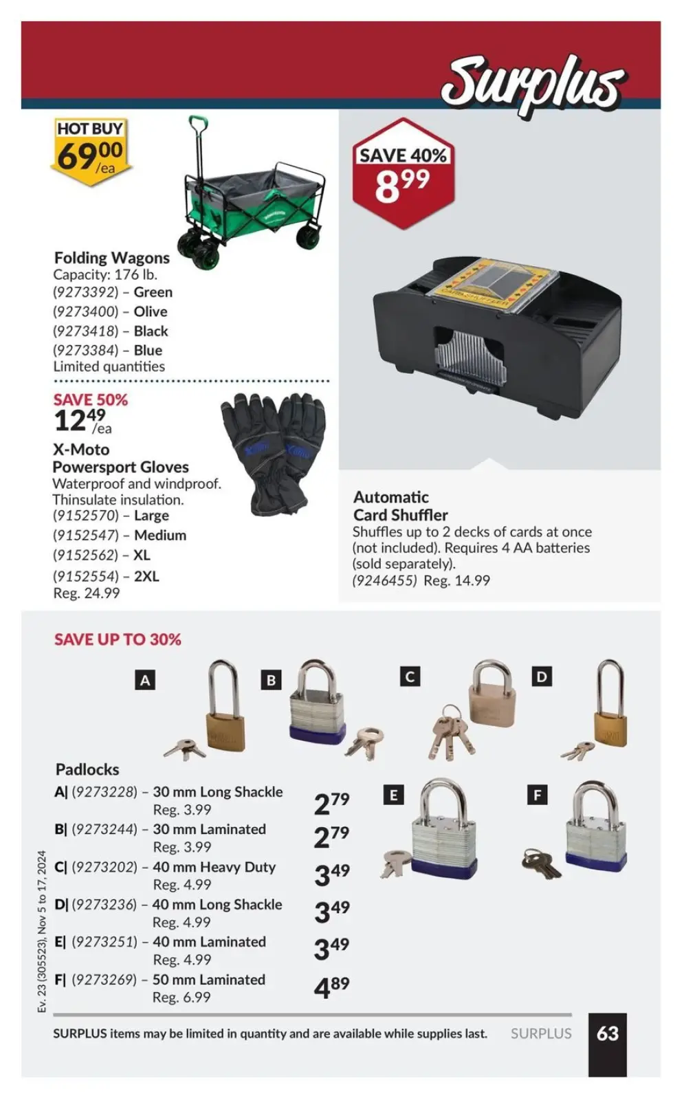 Princess Auto Canada Offers from 5 to 17 November 2024 National Sale - Page 67