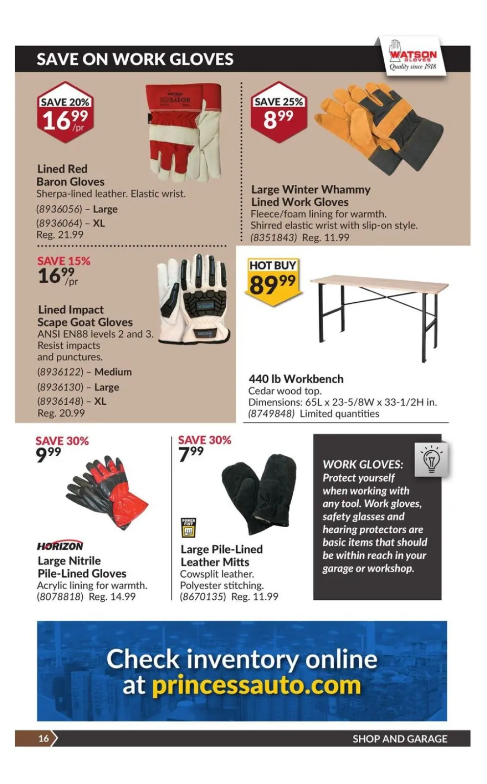 Page 20 in National Sale at Princess Auto Canada