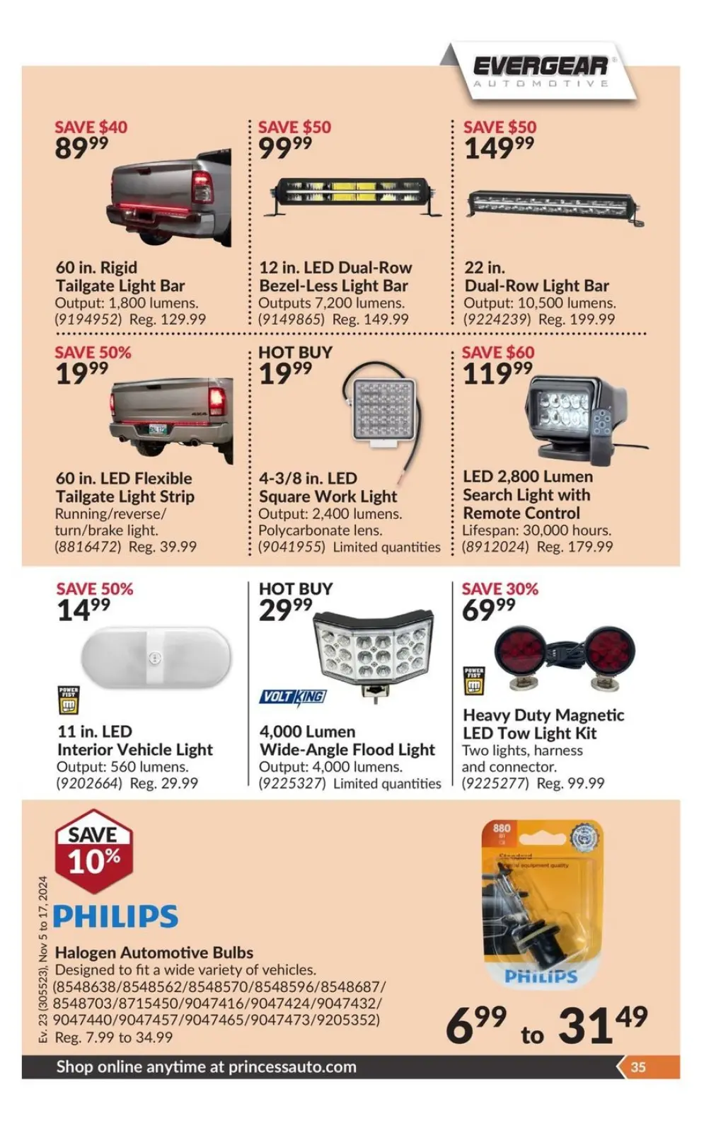Page 39 in National Sale at Princess Auto Canada