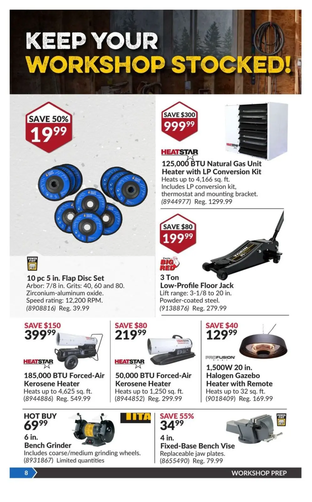 Page 12 in National Sale at Princess Auto Canada