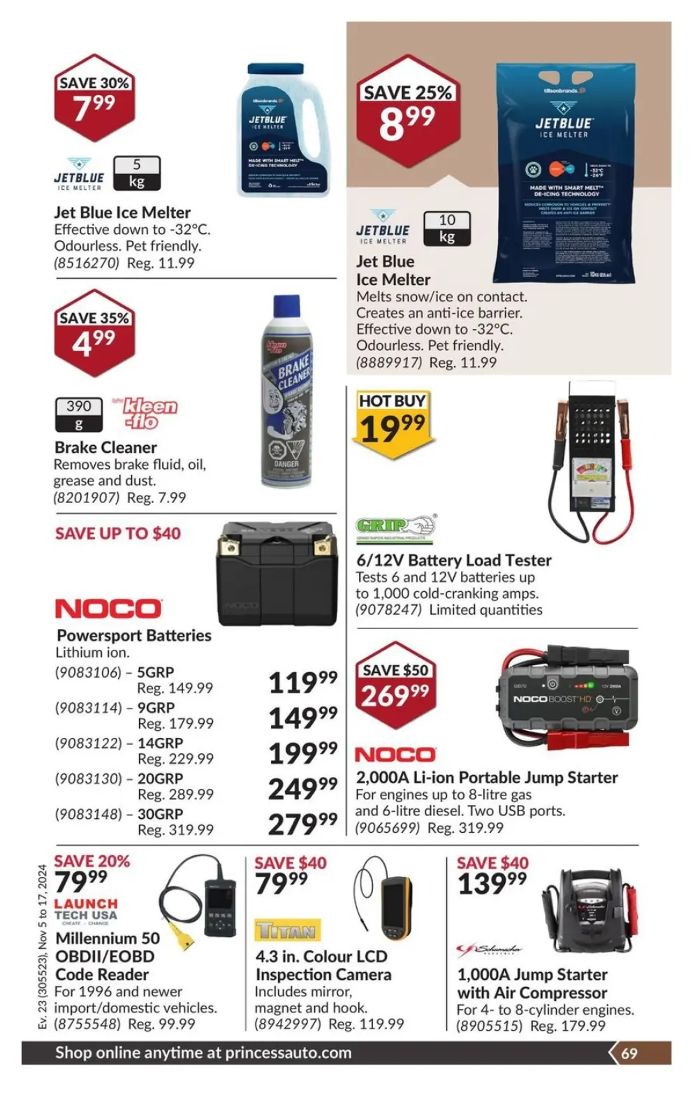 Page 73 in National Sale at Princess Auto Canada
