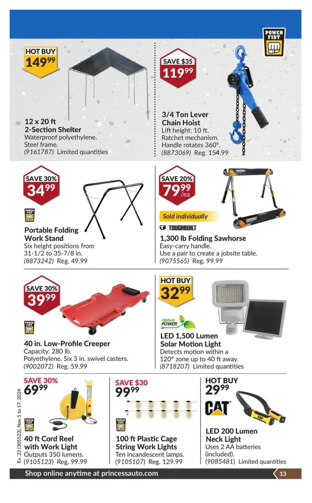 Princess Auto Canada Offers from 5 to 17 November 2024 National Sale - Page 17